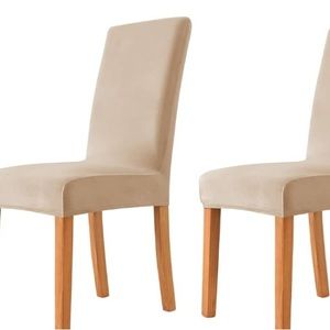 NWOT Two New Velvet Chair Slip Covers